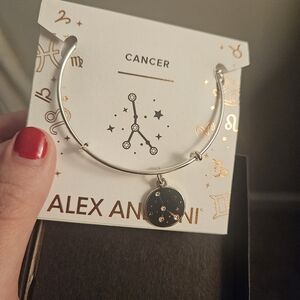 Alex and Ani Silver Cancer Zodiac Bracelet